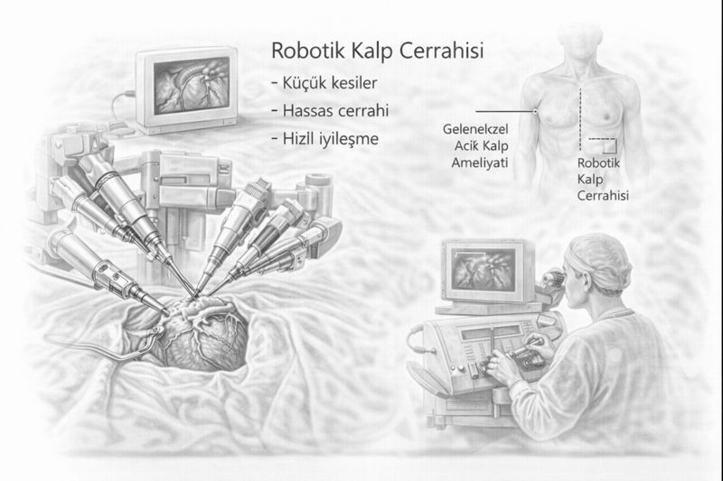 Kalp Ameliyatlarında Robotik Cerrahi ve Avantajları