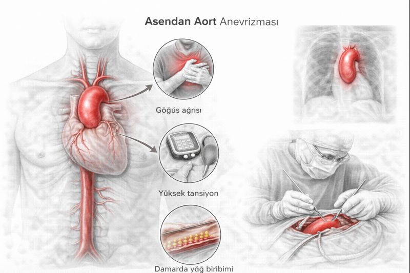 Asendan Aort Anevrizması Nedir? Belirtileri, Nedenleri ve Tedavisi