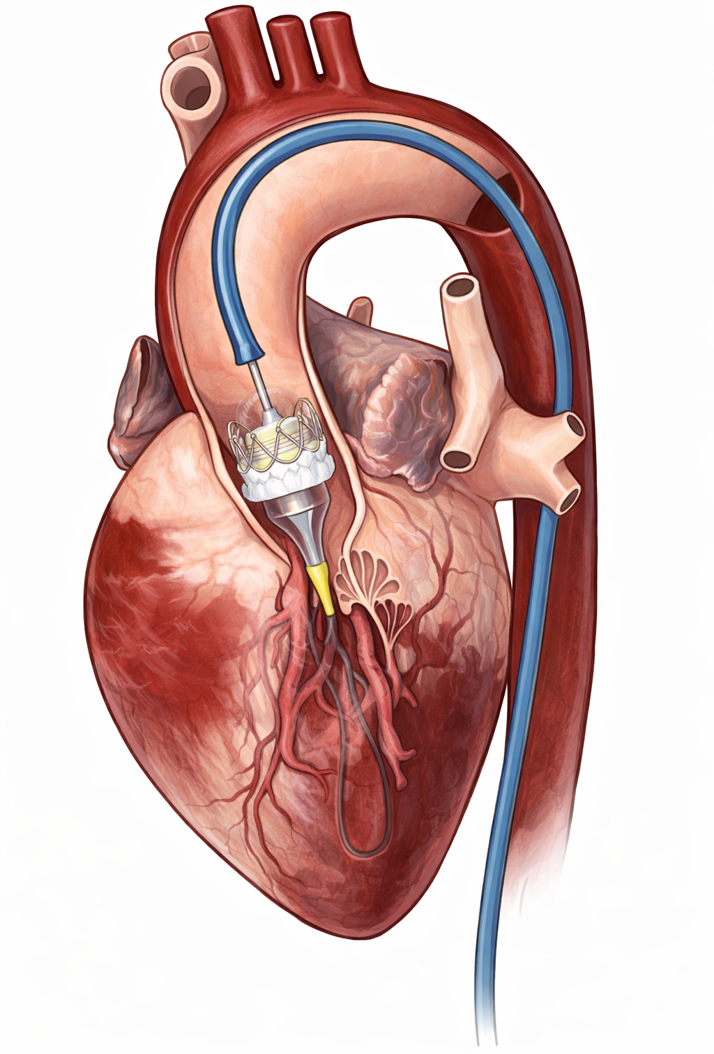 Aortik kapak değişimi işlemi