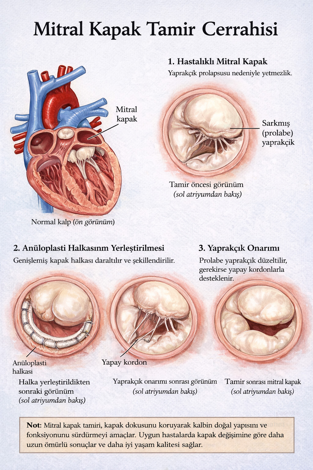 Barlow hastalığında mitral kapak tamiri teknikleri
