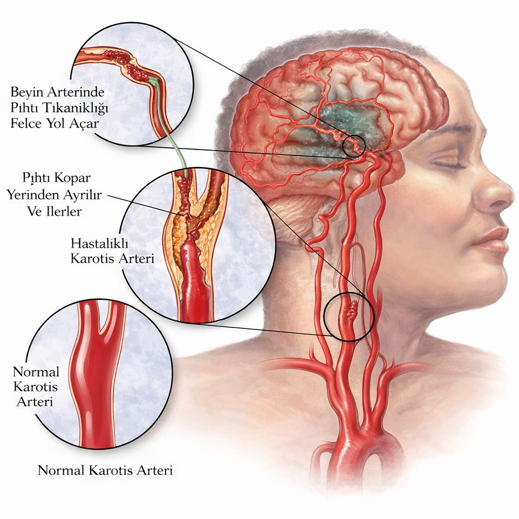 Karotis arter hastalığı ve felç