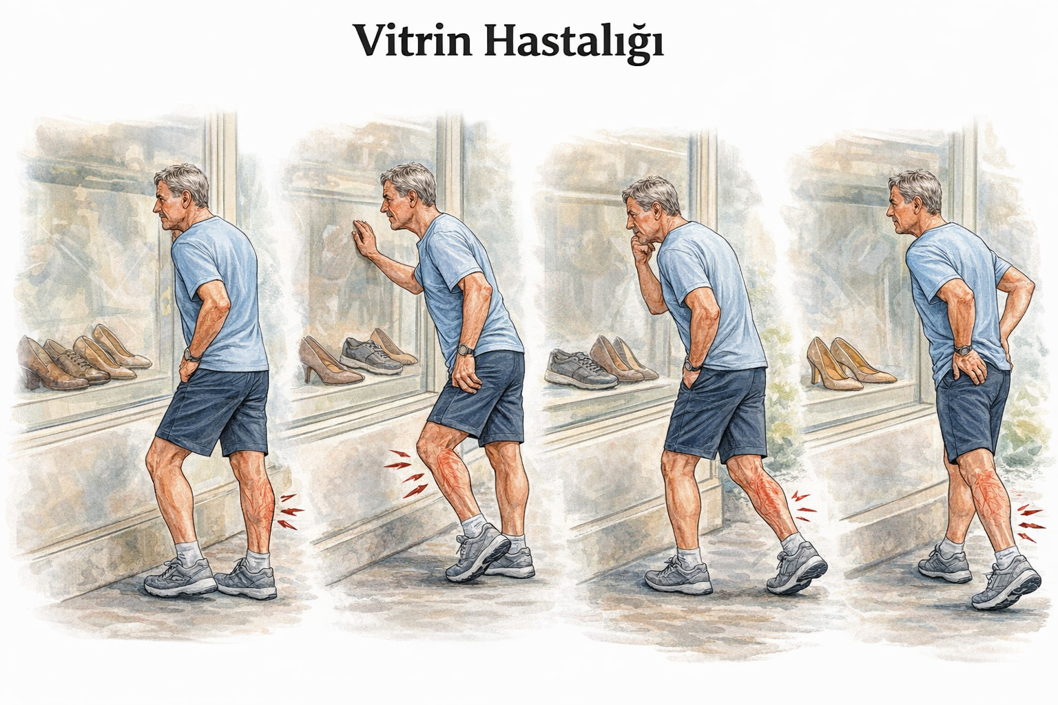 Vitrin hastalığı — yürürken bacak ağrısı